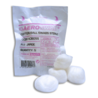 FASTAID STERILE COTTON WOOL BALLS 5PK